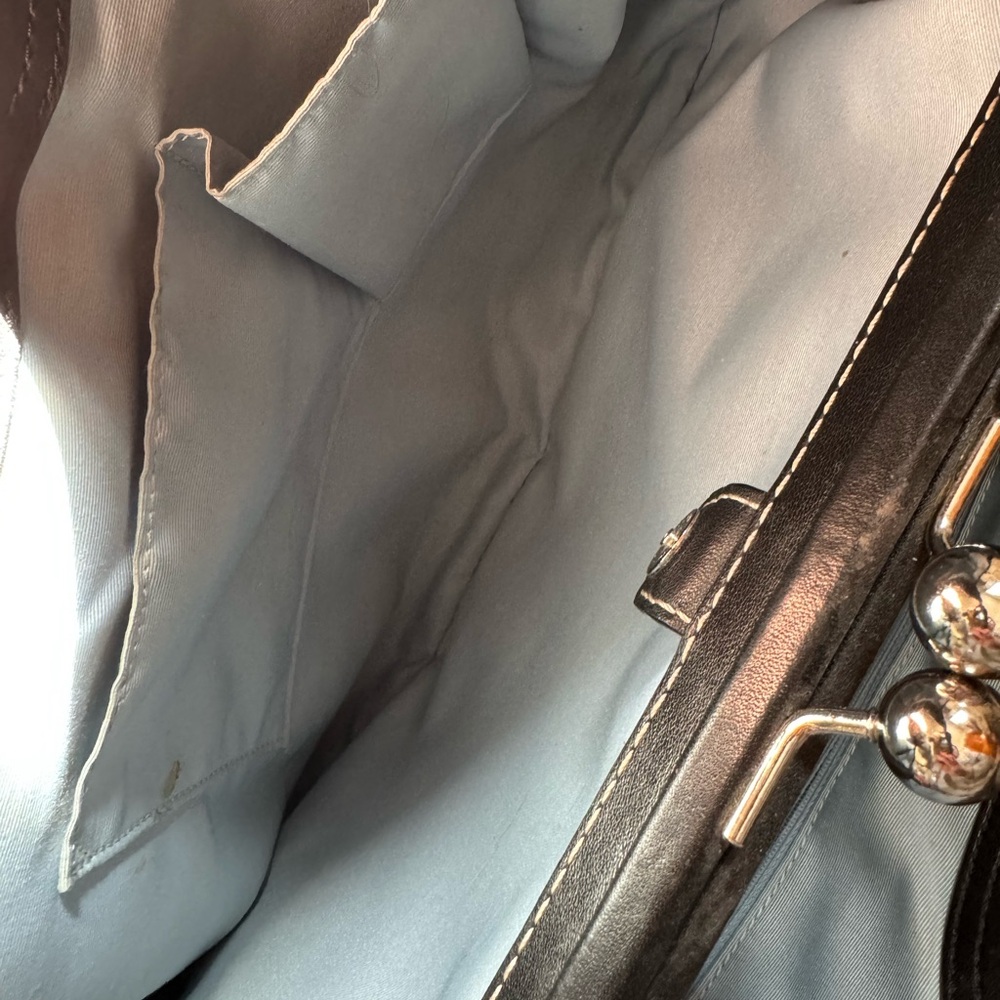Coach 2010 Ergo Black Kisslock Satchel - Picture 12 of 15